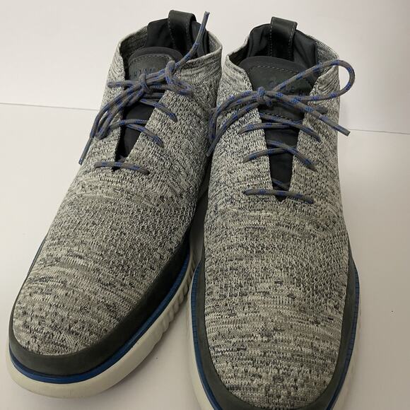 Cole Haan 2.Zerogrand Stitchlite Chukka Boots Men’s 11.5 M c30293 Grey Blue EUC - Picture 8 of 12